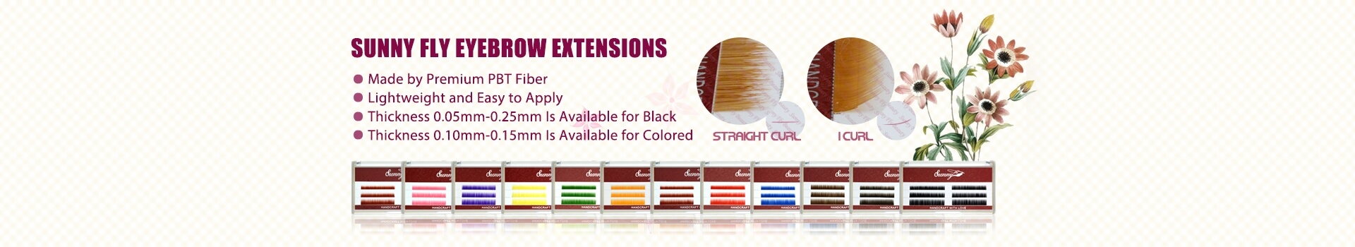 Premium Eyebrow Extensions SE08 (Forest Green)